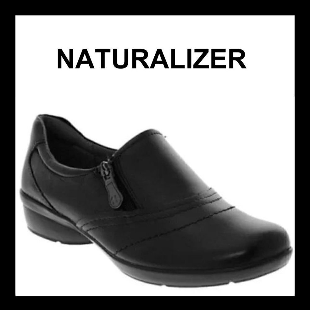 NWOB NATURALIZER Clarissa black leather comfort shoes